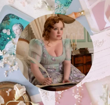 Bridgerton wedding stationary Maria Elizabeth Design