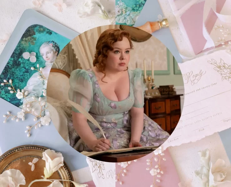 Bridgerton wedding stationary Maria Elizabeth Design