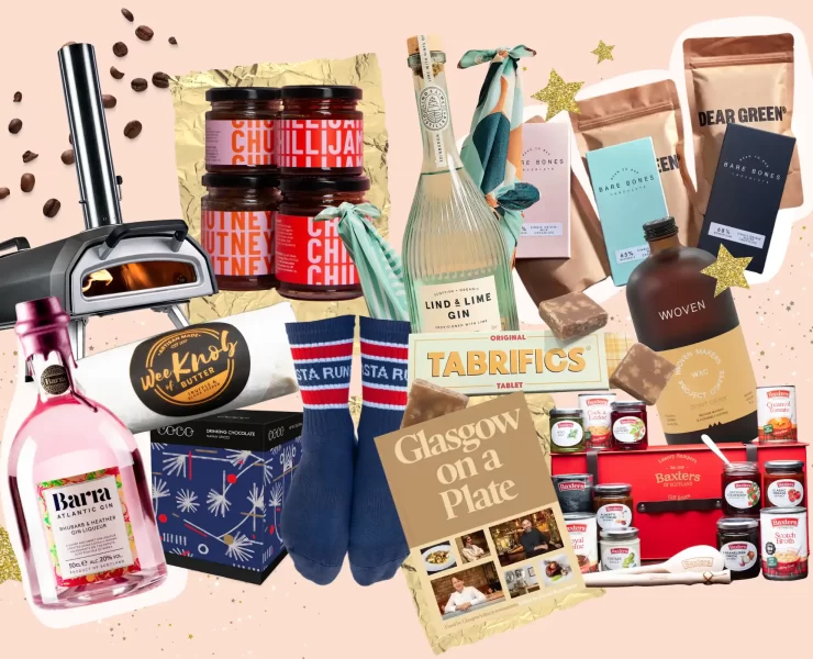 Foodie gift guide Scottish food Christmas hamper gifts