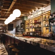 Interior of Malo bar in Glasgow, stylish venue for upcoming whisky tasting Glasgow event
