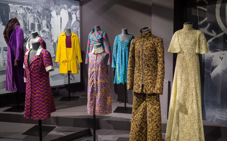 Colourful Biba designs from the Church Street boutique era