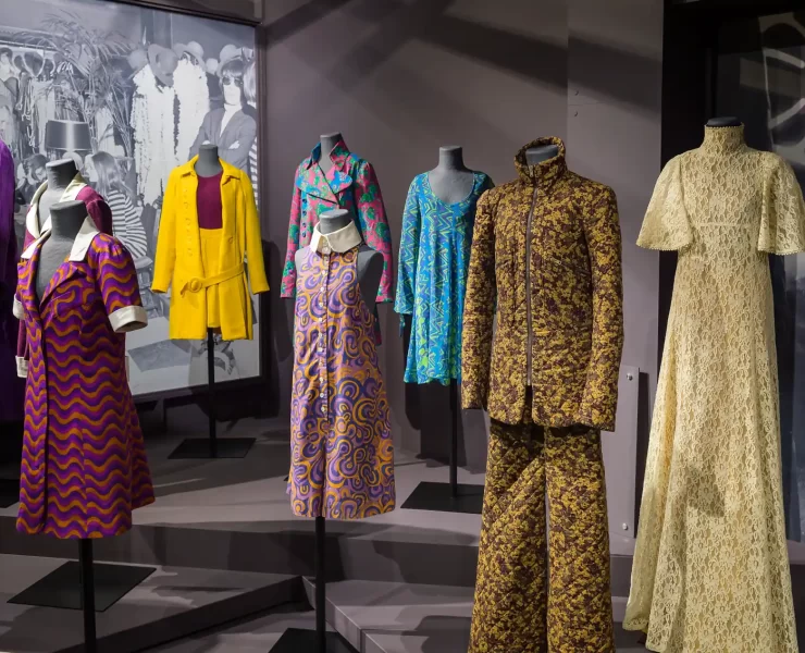 Colourful Biba designs from the Church Street boutique era