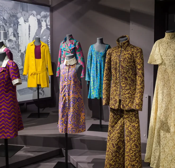 Colourful Biba designs from the Church Street boutique era